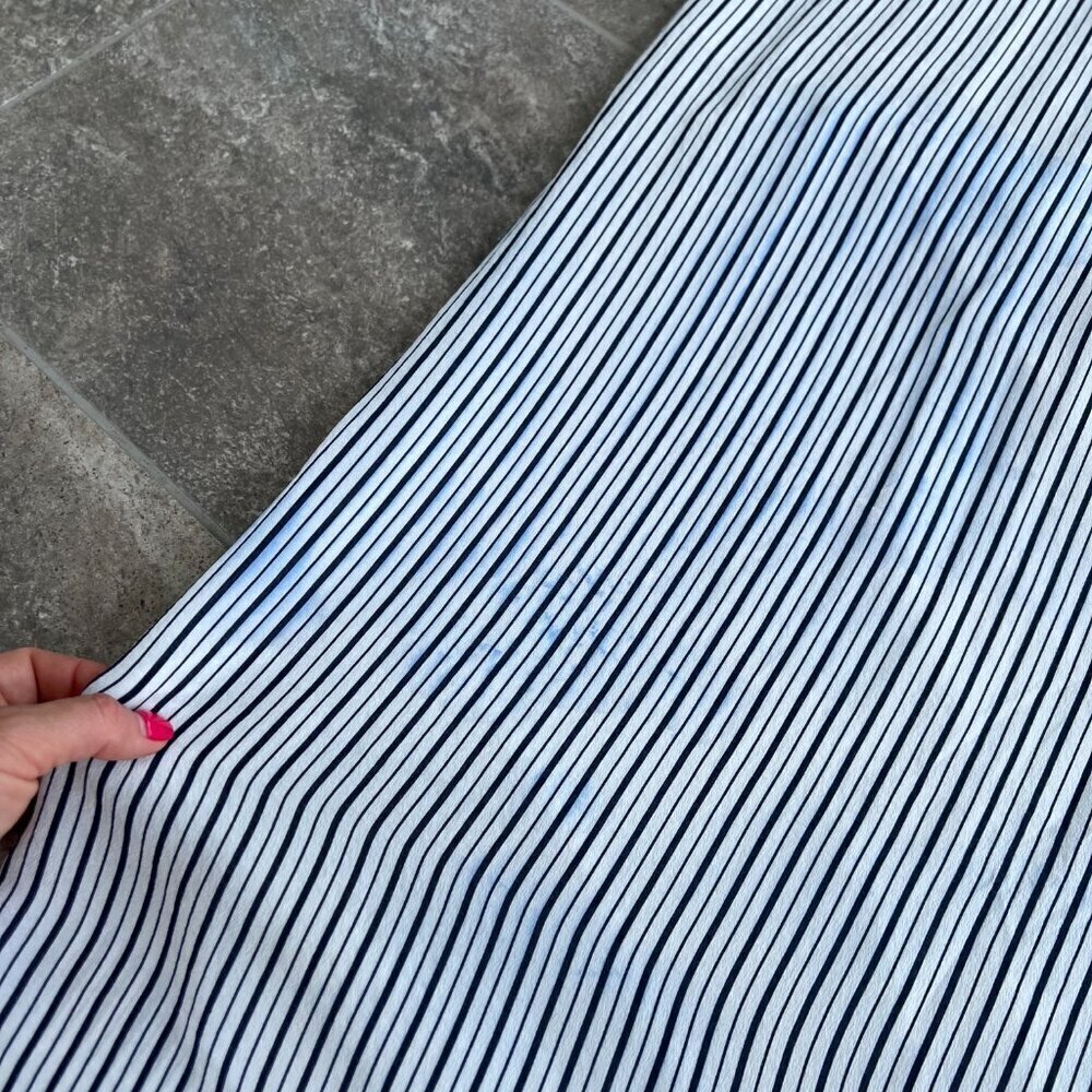 Paolita Voyage 100% Silk Striped Maxi Dress Cover Up Size Medium Missing Tie - Picture 10 of 15
